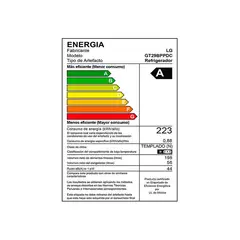 LG - Refrigeradora Top Freezer 254L con Múltiple Flujo de Aire