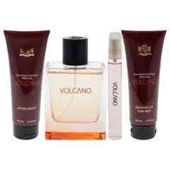 NEW BRAND - Prestige Volcano Gift Set EDT100ml+MiniEDT15ml+Gel