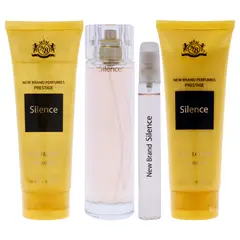 NEW BRAND - Prestige Silence Set EDP100ml+Spray15ml+Gel+Loción