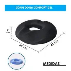 GENERICO - COJIN DONA GEL HEMORROIDES COXIS ORIGINAL