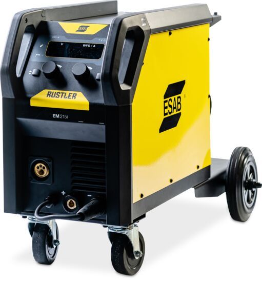 Maquina de Soldar Rustler 215i / 200 Amperios + Porta Electrodo + Pinza + Regulador + Careta