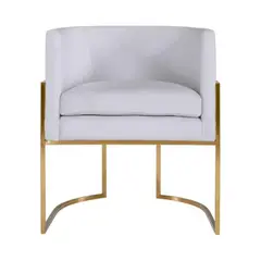 HOGAR & SPACIOS - HYS SILLON ELISSA GRIS CLARO
