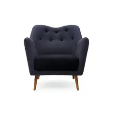 HOGAR & SPACIOS - HYS SILLON CREMZ NEGRO CONTIHOGAR