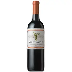 MONTES ALPHA - Vino Cabernet Sauvignon Botella 750 ml