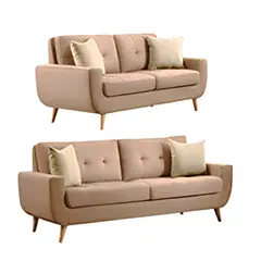 HOGAR & SPACIOS - HYS SALA 3 2 SAIFER BEIGE