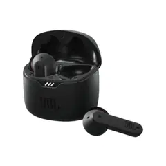 JBL - Audífono Bluetooth Tune Flex IPX4 hasta 32 horas con estuche - BK