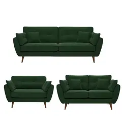 HOGAR & SPACIOS - HYS SALA 3 2 1 MAGNO VERDE PALIDO