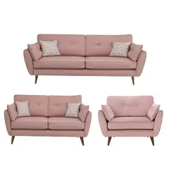 HOGAR & SPACIOS - HYS SALA 3 2 1 MAGNO ROSADO