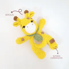 GENERICO - Sonaja Jirafa Multifuncional Amigurumi