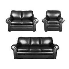 HOGAR & SPACIOS - HYS SALA 3 2 1 GUARDY NEGRO