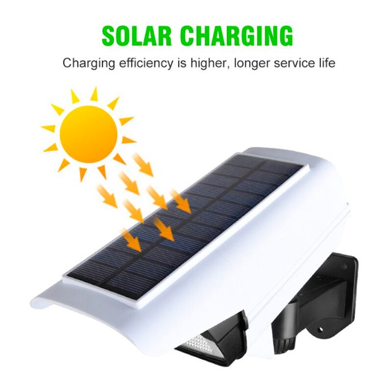 Lámpara Solar con Sensor de Movimiento Recargable Blanco