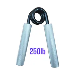 GENERICO - Hand Grip De Metal 250 Lbs Ejercita Manos Antebrazos Plata