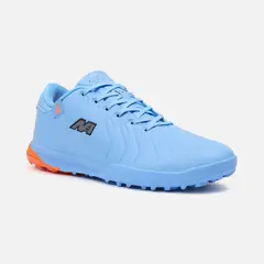 NEW ATHLETIC - Zapatillas Football Cronos112 Celeste Con Naranja Juvenil