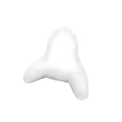 HOGAR & SPACIOS - HYS COJIN RESPALDAR BASILEA BLANCO