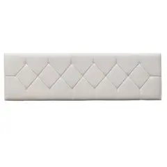 HOGAR & SPACIOS - HYS CABECERA KING ROMBO BLANCO