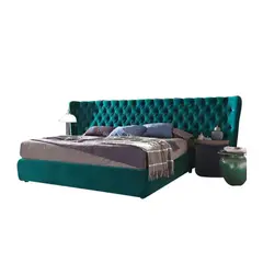 HOGAR & SPACIOS - HYS CABECERA KING LORY VERDE CARCEL
