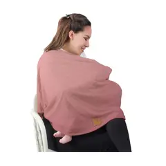 EUBEBE - Cobertor de Lactancia Rosado Multiusos