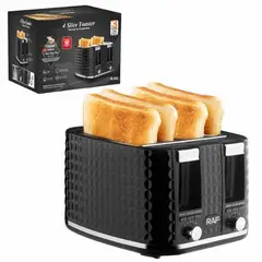 GENERICO - TOSTADORA DOBLE ELÉCTRICA PARA 4 PANES