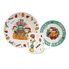 GARFIELD - Vajilla Navideña x 3pcs