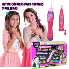 GENERICO - Juego de Trenzas Fáciles de Cabello con Cuentas para Niñas