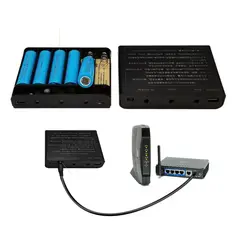GENERICO - POWER BANK Fuente Alimentación SLOTfor 18650 Ups Moden Router 5 9 12v