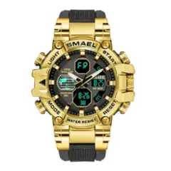SMAEL - Reloj Deportivo y casual digital LED 8027 doble hora-