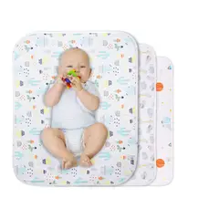 GENERICO - Kit cambiador de Pañales Impermeable para Bebe con diseños