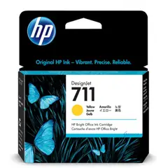 HP - Cartucho de Tinta 711 Amarillo 29 ml Original