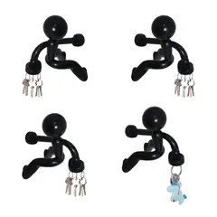 SHEEPBUSTER - Porta llave magnetico hombre colgando negro