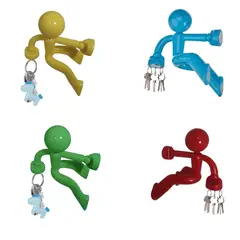 SHEEPBUSTER - Pack x4 porta llave magnetico hombre colgando