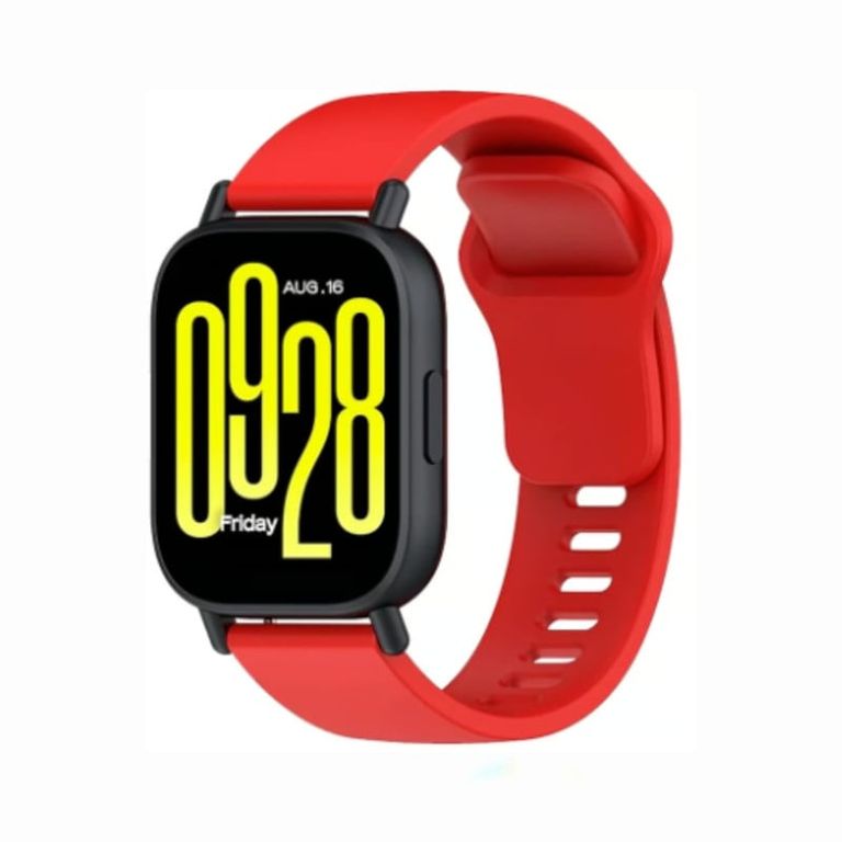 Correa de Silicona Para Xiaomi Watch 5 Active - Rojo