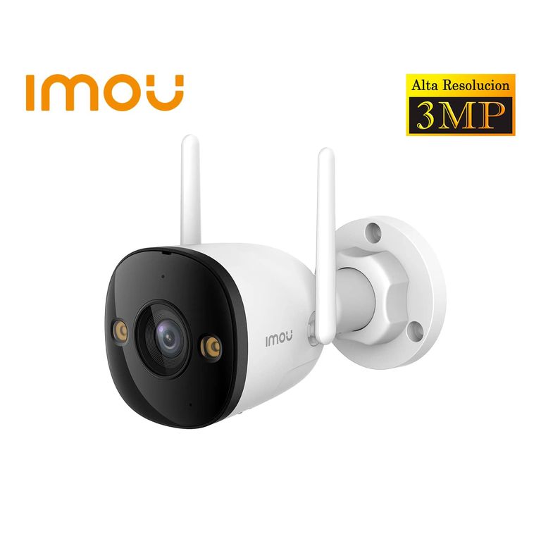 Cámara Seguridad WiFi BULLET 2E 3MP Exterior VisiónNocturna conSirena