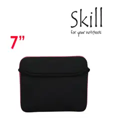 SKILL - Funda para Tablet 7 Sleeve Negra con Rosa - LSIPAD2012A