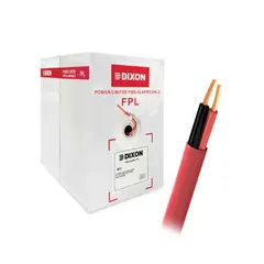 DIXON - CABLE CONTRA INCENDIO 9011 2X16 AWG 300 METROS ROJO PN 9011