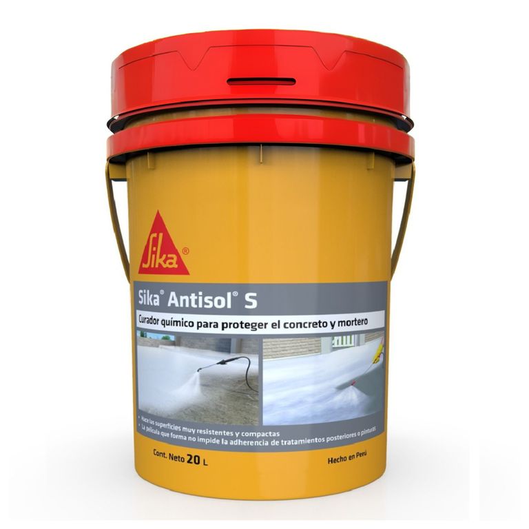 Curador liquido para concreto fresco antisol S 20 L