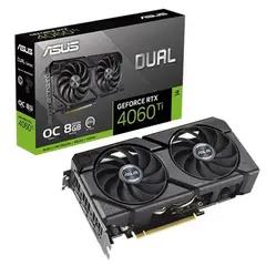 ASUS - TARJETA DE VIDEO DUAL GEFORCE RTX 4060TI EVO 8GB GDDR6