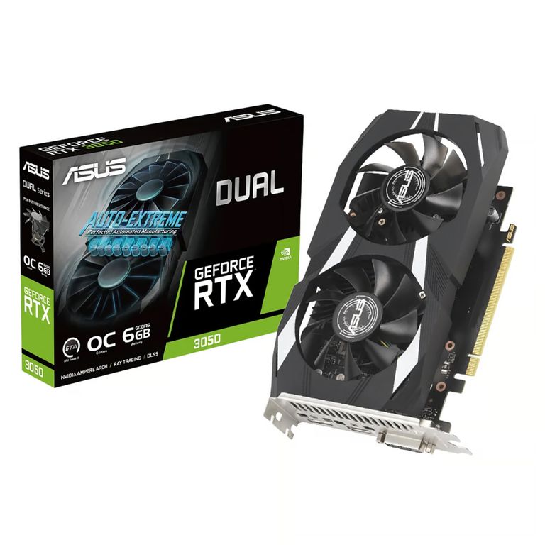 TARJETA DE VIDEO DUAL GEFORCE RTX 3050 OC EDITION 6GB GDDR6