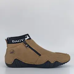 RINODERINA - Botines Casuales Zapatos Para Hombre Cosidos A Mano