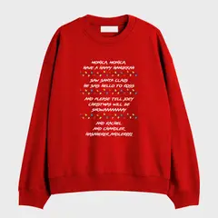 GENERICO - Polera Cuello Redondo Christmas Friends