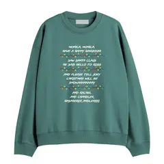 GENERICO - Polera Cuello Redondo Christmas Friends