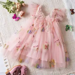 GENERICO - VESTIDO PARA BEBE DE MARIPOSAS