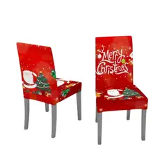GENERICO - Funda Navideña Para Silla Pack x8