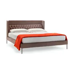 HOGAR & SPACIOS - HYS DORMITORIO 2 PLZ GLOE MARRON CLARO
