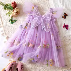 GENERICO - VESTIDO PARA BEBE DE MARIPOSAS