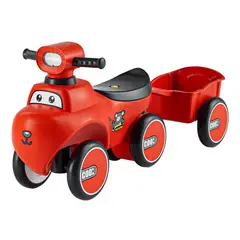 GENERICO - Coche De Equilibrio Carrito Para Niños Con Remolque Rojo