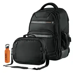 TRUPER - Mochila porta laptop USB + maletín 17 plg morral