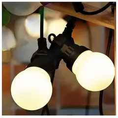 GENERICO - Luces Guirnalda Led Colgante De 5 Metros 10 Focos luz cálida