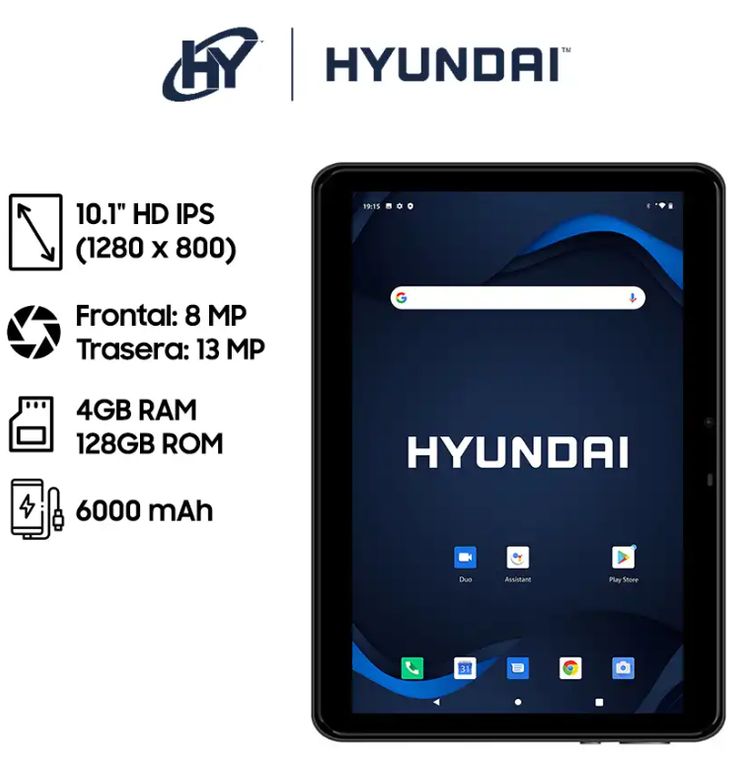 TABLET HYTAB PLUS 10LB4 OCTA CORE RAM 4GB ROM 128GB 10.1" HD ADROID 13