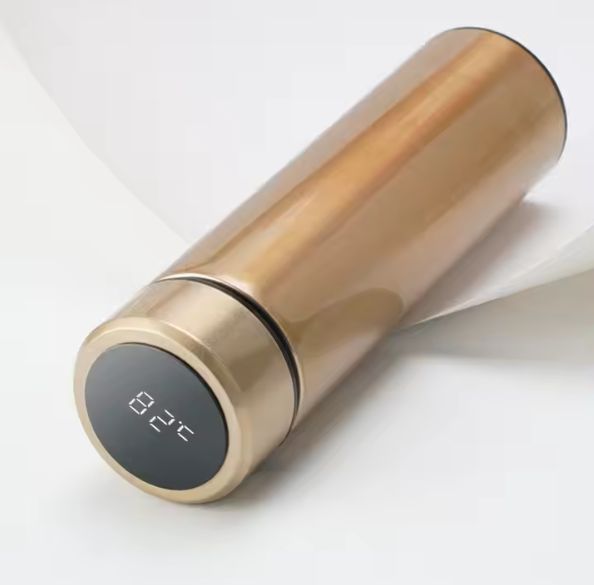 Termo Inteligente de 500 ml Color Dorado