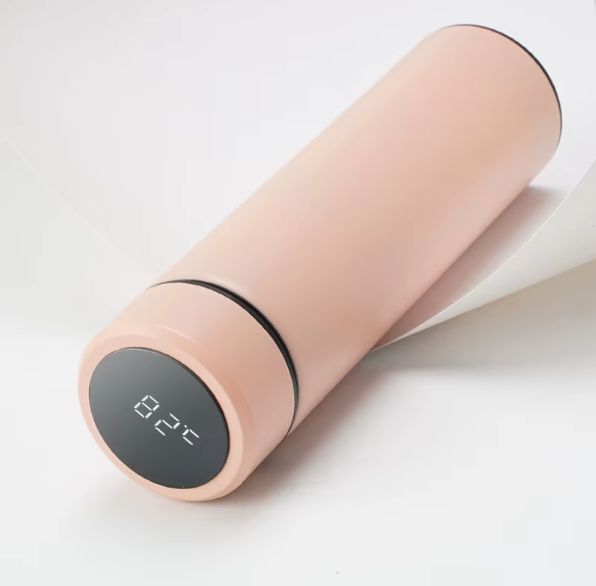 Termo Inteligente de 500 ml Color Rosa